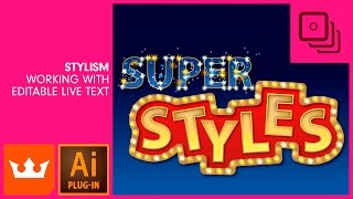 STYLISM  Working with Editable Live Text [upl. by Huxham]