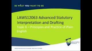 Legal writing course Plain English Writing [upl. by Ryun]