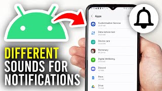 How To Set Different Notification Sounds For Different Apps On Android  Full Guide [upl. by Willabella]