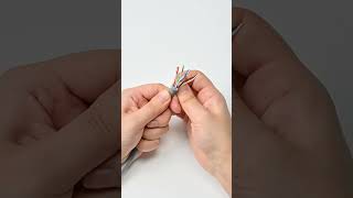 How to install Cat7 field termination plug quickly shorts rj45 cat7 rj45connector tutorial [upl. by Leber]