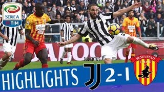 Juventus  Benevento 21  Highlights  Giornata 12  Serie A TIM 201718 [upl. by Mirna]