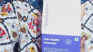 bodywise hair health gummies plzsubscribemychannel [upl. by Egduj]