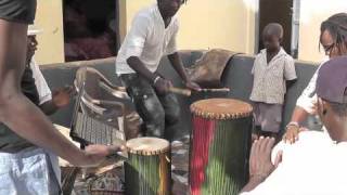 Djembe drumming in Senegal [upl. by Symer]