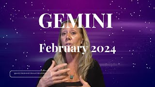 Gemini  OMG A Big Opportunity Arrives February 2024 Guided Psychic Tarot General [upl. by Fernando]