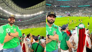 Poncho Se Encuentra Con Adrian Marcelo En El Partido De Mexico Vs Argentina Y Asi La Paso [upl. by Nileuqcaj]