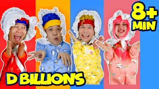 Baby ChaCha Baby Chicky Baby BoomBoom amp Baby LyaLya  MORE D Billions Kids Songs [upl. by Yeorgi]