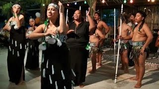 New Zealand Maori song and dance at Polynesian Night  1 [upl. by Heyde18]