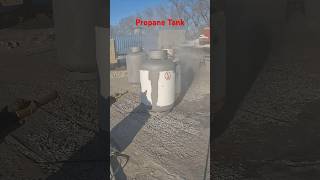 Sandblasting Paint Removal Off Tank sandblasting sandblast restoration abrasiveblasting [upl. by Marylin]