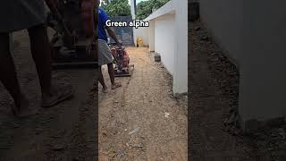 Interlock work Ground leveling methad Using vibrate 📳 machine [upl. by Aseela187]