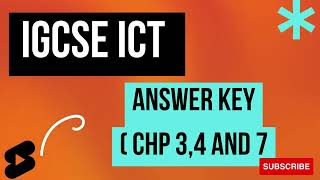 IGCSE ICTAnswer Key to Hodders ICT3rd Edition Book [upl. by Haswell]