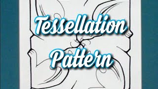 Tessellation Pattern Design  Tessellation Art [upl. by Nivaj]