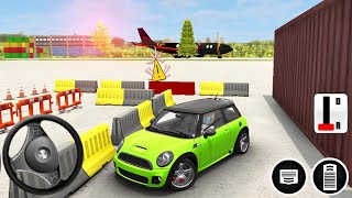 Mini Cooper Parking in Ramp  Car Driving School Simulator  Car Game Android Gameplay [upl. by Joanie]