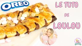 ♡• RECETTE TRESSE CHOCOLAT OREO GUIMAUVE  FACILE ET RAPIDE •♡ [upl. by Notsag]