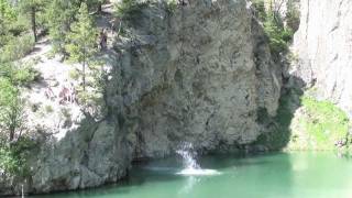 Cliff Jumping Invermere BC  Twin Lakes [upl. by Wainwright]