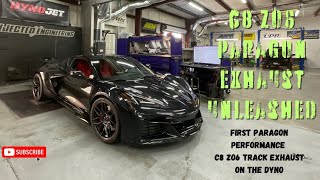 C8 Z06 Exhaust UNLEASHED FIRST Paragon Performance Exhaust on YouTube DYNO RESULTS [upl. by Ellata]