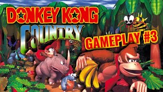 🐒 03  VINE VALLEY 🐒 DONKEY KONG COUNTRY Gameplay español Snes [upl. by Allayne597]