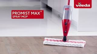 How to use the Vileda ProMist MAX Spray Mop for fast amp easy floor cleaning [upl. by Kauppi]