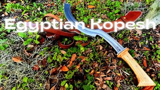 Deepeeka Egyptian Khopesh Demo Review  Kult of Athena [upl. by Nnylatsirk]