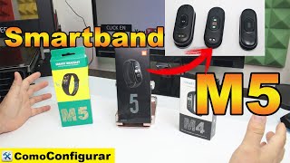 Smart Band M5 CLON de Xiaomi Mi Band 5 ORIGINAL vs Falsa  Xiaomi Mi Band 5 Precio Colombia [upl. by Rotow]