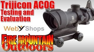 Trijicon ACOG TA01NSN Review and Demonstration 1st person POV [upl. by King]