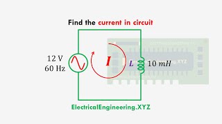 How to calculate current in AC inductive circuit [upl. by Floss]