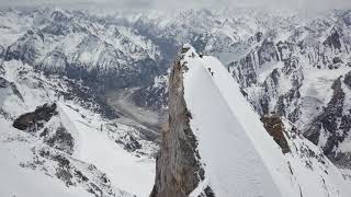 First Polish ascent in history and skiing down Laila Peak ⛷ karakoramskiexpedition [upl. by Doak]