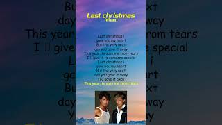 Wham  Last Christmas Lyrics shorts [upl. by Tice]