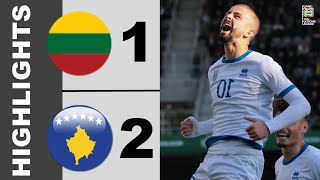 Lithuania vs Kosovo 12 Highlights  UEFA Nations League  20242025 [upl. by Memory95]