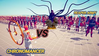 Chronomancer VS Reaper ArmyTotally Accurate Battle Simulator TABS Gaming [upl. by Kolnick752]