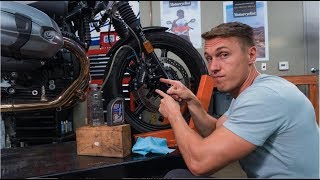 How To Bleed Your Motorcycle Brakes  MC Garage [upl. by Eirallih]