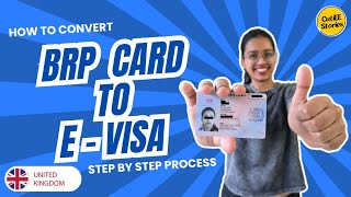 Apply for E Visa  BRP card malayalam  step by step guide  UK Immigration ID check App  Explained [upl. by Daub]