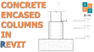 Concrete Column Encasement in Revit  Fastest Method [upl. by Andonis748]