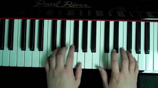 G Major Scale on Piano [upl. by Ebehp]