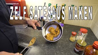 Hoe maak je lekkere satésaus of pindasaus In 15 minuten Lekker en makkelijk Met tip van Ron [upl. by Magnus263]