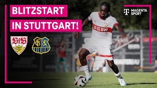 VfB Stuttgart II  1 FC Saarbrücken Highlights mit LiveKommentar  3 Liga  MAGENTA SPORT [upl. by Schwinn496]