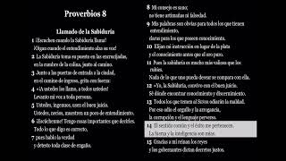 Proverbios 8  Biblia Dramatizada NTV [upl. by Scotty]