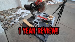 Milwaukees 2733 7 14 Miter Saw One Year Review [upl. by Katharina]