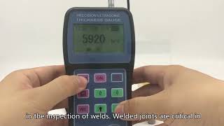 Handy roughness measuring device good manufacturer Chinesephased array detector demo factory [upl. by Yennaiv]