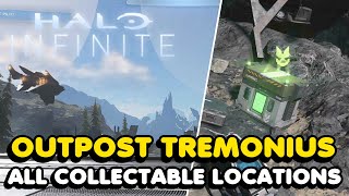 Halo Infinite  Outpost Tremonius All Collectable Locations Spartan Cores Lockers amp Audio Logs [upl. by Einatsed]