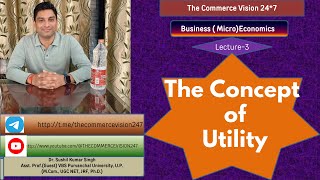 The Concept of UtilityMarginal UtilityTotal UtilityLaw of Diminishing marginal utility [upl. by Bate]