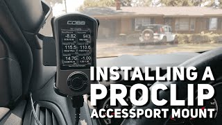 Installing a ProClip USA Cobb Accessport Mount in a Focus ST [upl. by Laniger452]