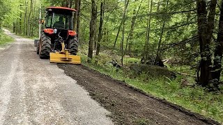 Changing Implements amp Grading the Road [upl. by Aiuqes]