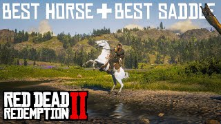 Red Dead Redemption 2 Story Best Horse For John Overview Best Saddle RDR2 4K HDR [upl. by Ecadnac]