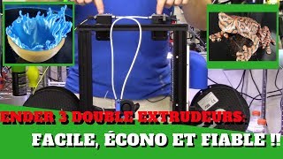 Ender 3 à double extrudeurs  simple et fiable [upl. by Welsh]