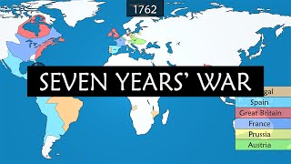 Seven Years War  Summary on a Map [upl. by Eldridge]