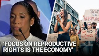 Illinois Democrat quotFocus on Reproductive Rights Is the Economyquot [upl. by Alihs]