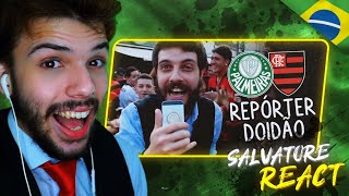 REPÓRTER DOIDÃO O RETORNO  FLAMENGO E PALMEIRAS FINAL  Diogo Defante SALVATORE REACT [upl. by Nasho]