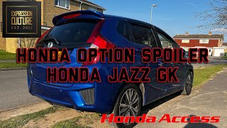 Genuine Honda Optional Spoiler for my Jazz  EXPRESSION CULTURE [upl. by Steinke]