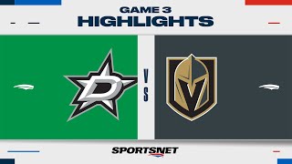 NHL Game 3 Highlights  Stars vs Golden Knights  April 27 2024 [upl. by Lucila]