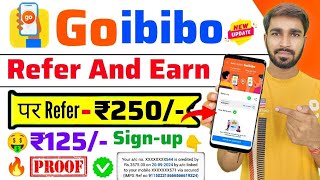 Goibibo refer and earn  goibibo refer and earn withdrawal in hindi withdraw earnmoneyonline earn [upl. by Mikel470]